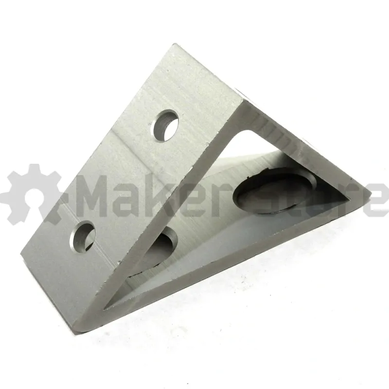 90 degree 4 Hole Gusset Bracket - 30 Series, M6 - Image 5