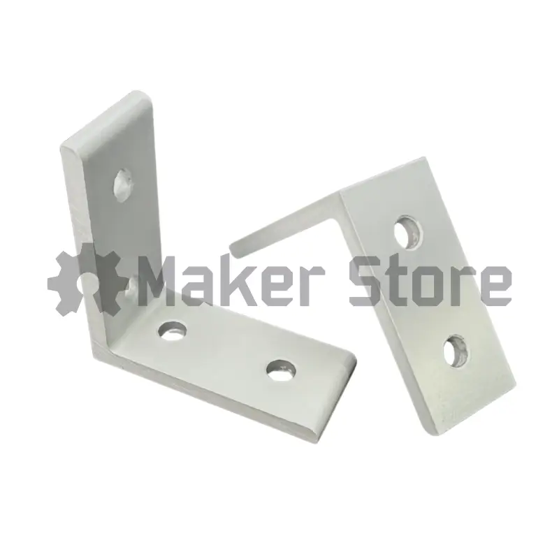 90 degree 4 Hole L Bracket - 30 Series, M6 - Image 4