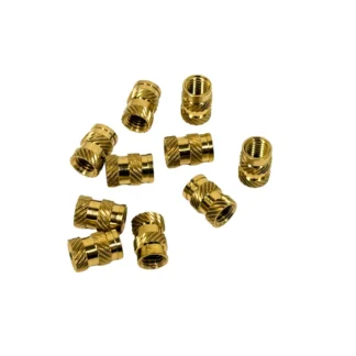 M5 Brass Heat Set Threaded Insert, 10mm