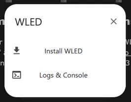 Installing WLED on D1 Mini ESP board